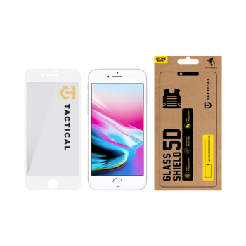 Tactical Glass Shield 5D Защитное стекло для Apple iPhone 7/8/SE 2020/SE 2022 / белый (TA-2452036)