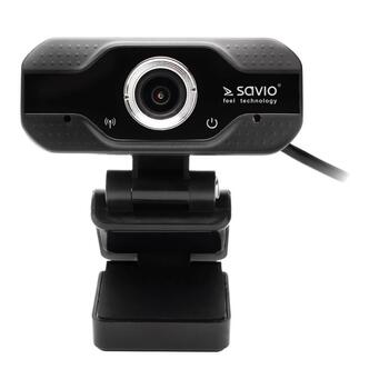 Savio CAK-01 Web Камера Full HD 1080P с Микрофоном Черный (CAK-01)