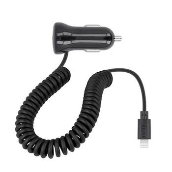 Forever M-01 2.1A (12V / 24V) Autolādētājs + Lightning Kabelis 1.2m (T_0014813)