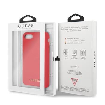 Guess GUHCI8LSGLRE Silicone Hard Case Aizsargapvalks priekš iPhone 7/8/SE 2020/SE 2022 / sarkans (GUHCI8LSGLRE)