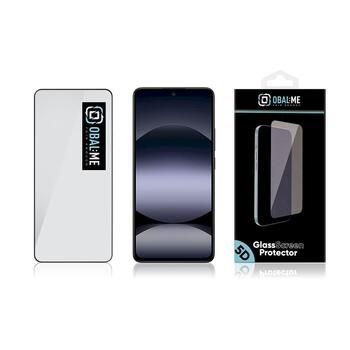 OBAL:ME 5D Glass Screen Protector Защитное стекло для Xiaomi Redmi Note 14 4G/5G/14S/Poco M7 Pro 5G / чёрный (57983124431)