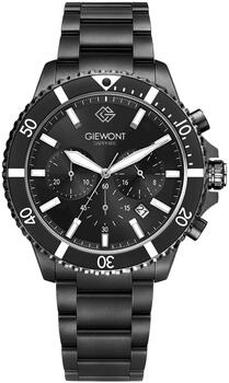 Giewont Vīriešu pulkstenis Chronograph Sapphire / melns (GW3970-B4)