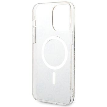 Guess GUHMP15XH4STW Hardcase IML 4G MagSafe Aizsargapvalks priekš iPhone 15 Pro Max 6.7