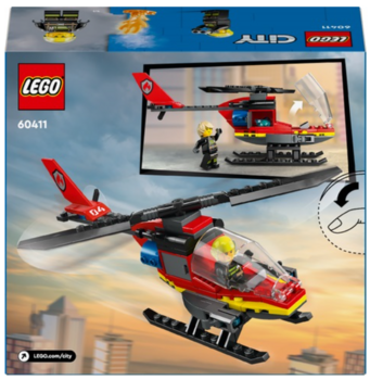 LEGO 60411 Fire Rescue Helicopter Конструктор (60411)