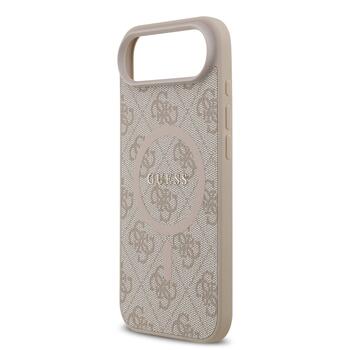 Guess PU Leather 4G Colored Ring MagSafe Case Защитный чехол для iPhone Air / розовый (GUHMP17MG4GFRP)