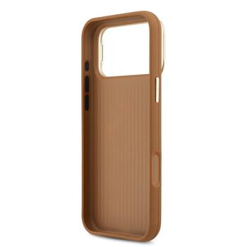Guess PU Grained 4G Logo Stand Camera Frame Case Чехол для Apple iPhone 17 Pro Max (GUHCP17XPCS4GSW)