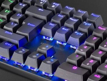 Mars Gaming MK422RUS Spēļu Mehāniska Tastatūra RGB / Red Switch / US (MK422RUS)