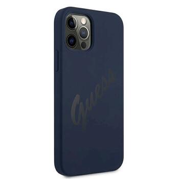 Guess GUHCP12MLSVSBL Script Vintage Защитный чехол для iPhone 12/12 Pro 6,1