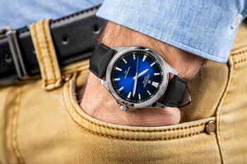 Giewont Elegance Sapphire Vīriešu pulkstenis GW5160-A3 / melns/zils (GW5160-A3)