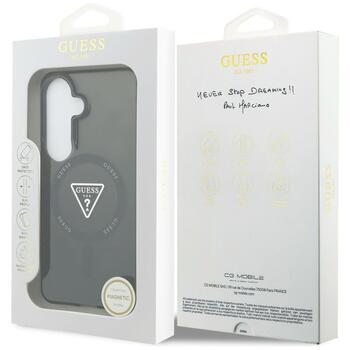 Case Guess IML Gradient Triangle MagSafe Защитный чехол для Samsung Galaxy S26 / чёрный (GUHMS26SHGTMLCGK)