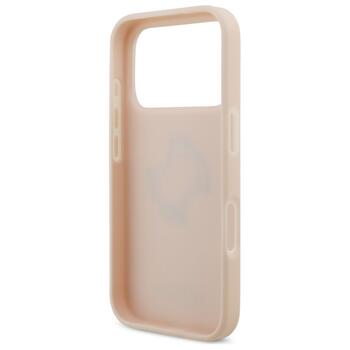 Guess Grained Big 4G & Classic Logo Case Aizsargapvalks priekš iPhone 17 Pro / rozā (GUHCP17LPGT4MBP)