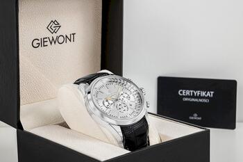 Giewont Chronograph Sapphire Мужские часы GW7650-A1 / серебристый (GW7650-A1)