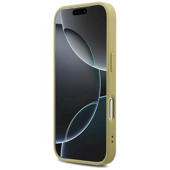 Guess Fixed Glitter Big 4G case Защитный чехол для iPhone 17 Pro / золотой (GUHCP17LHG4SGD)
