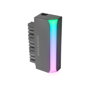 Mars Gaming MCA-L24 ATX 24pin 90° Adapter with ARGB (MCAL24)