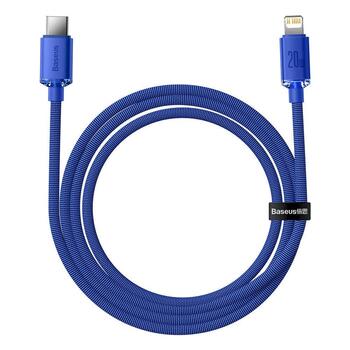 Baseus Crystal Shine Series Кабель для передачи данных USB-C to Lightning 20W 1,2m / синий (CAJY000203)