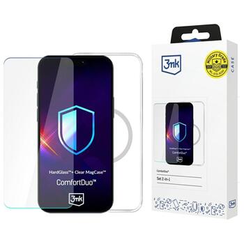 3MK ComfortDuo Clear MagCase Kit Tempered Glass Защитное стекло и Чехол для Apple iPhone 17 Pro Max (5903108672047)