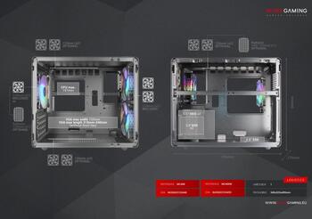 Mars Gaming MC400W Компьютерный корпус mATX / чёрный (MC400)