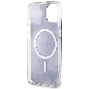 Guess GUHMP14SHTMRSU Golden Marble MagSafe Aizsargapvalks priekš iPhone 14 / 15 / 13 6.1