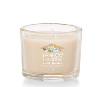Yankee Candle Vanilla Flurries Aromātiskā svece 37 g (5038581166834)