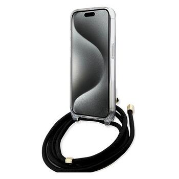 Guess GUHCP15SHC4SEK Crossbody Cord 4G Print Защитный чехол для iPhone 15 / 14 / 13 6.1