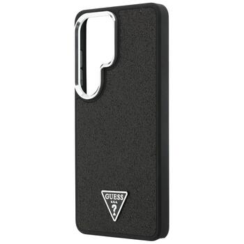 Guess Fixed Glitter Triangle MagSafe Case Aizsargapvalks priekš Samsung Galaxy S26 Ultra / melns (GUHMS26LPFGTSCMK)