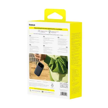 Baseus EnerFill FC31 Портативный аккумулятор 20000 mAh 22.5W USB-C + Lightning / чёрный (6932172691196)