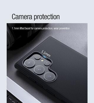 Nillkin Super Frosted PRO Magnetic Back Cover Защитный чехол для Samsung Galaxy S24 Ultra / чёрный (57983118489)