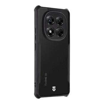 Tactical Quantum Stealth Cover Aizsargapvalks priekš Xiaomi Redmi Note 14 Pro 5G/X7 5G / caurspīdīgs/melns (TA-57983124213)