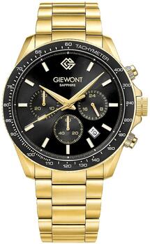 Giewont Vīriešu pulkstenis Chronograph Sapphire GW3520-B4 / zelta/melns (GW3520-B4)