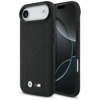 BMW M Quilted Logo MagSafe Case Защитный Чехол для Apple iPhone 17 AIr (BMHMP17M25PSECHK)
