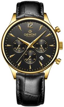 Giewont Chronograph Sapphire Vīriešu pulkstenis / melni zeltains (GW6310-A4)