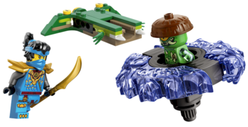 LEGO NINJAGO 71849 Nya vs Elemental Monster Spinner Konstruktors 6+ (71849)