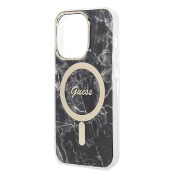 Guess Set GUBPP14XHMEACSK Aizsargapvalks un lādētājs priekš iPhone 14 Pro Max 6,7