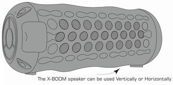 Swissten X-Boom Outdoor IPX5 Carabiner / Silikon Portatīvs Bezvadu Skaļrunis Bluetooth / 10W / 360 Surround / Micro SD (SW-XBOOM-OR)