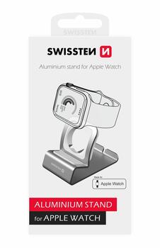 Swissten Алюминиевая подставка для Apple Watch (25005100)
