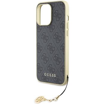 Guess 4G Charms Collection Back Case Защитный Чехол для Apple iPhone 15 Pro Max (GUHCP15XGF4GGR)