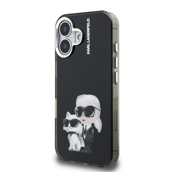Karl Lagerfeld IML Aquarelle Karl and Choupette Case Aizsargapvalks priekš Apple iPhone 16 (KLHCP16SHMKCAQK)