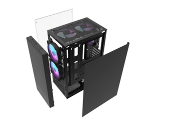 Darkflash A290 Datoru Korpuss + Ventilatori 3gab. (A290BK)