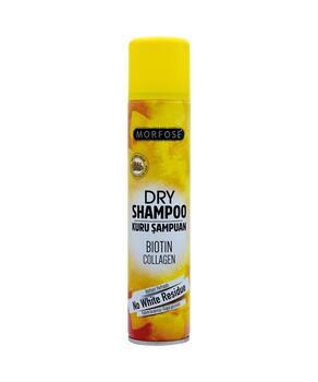 Morfose Dry Shampoo Biotin Collagen For Blonde Color Hair Сухой шампунь для светлых окрашенных волос 200 ml (8681701011766)