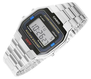 Casio A163WA-1QES Unisex pulkstenis (A163WA-1QES)