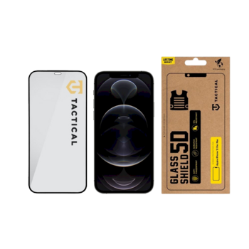 Tactical Glass Shield 5D Защитное стекло для Apple iPhone 12 Pro Max / чёрный (TA-2454062)