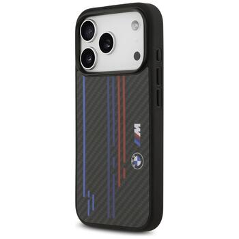BMW M Kevlar Lines & Logo MagSafe Case Защитный Чехол для Apple iPhone 17 Pro (BMHMP17L25CFSTSK)