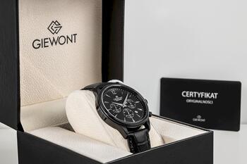 Giewont Vīriešu pulkstenis Chronograph Sapphire GW6310-A1 / melns (GW6310-A1)