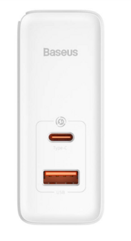 Baseus GaN5 Pro Adapteris / Lādētājs USB-C / USB / 100W / 1m kabelis (CCGP090202)