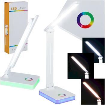 RoGer USB Складная LED‑Настольная Лампа С Подсветкой RGB (5903039768475)