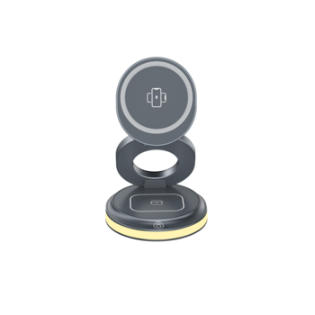 Quik QW-700 Вращающееся 3in1 Беспроводное зарядное устройство 15W (QW-700)