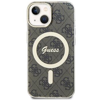 Guess GUHMP15SH4STW Hardcase IML 4G MagSafe Aizsargapvalks priekš iPhone 15 / 14 / 13 6.1