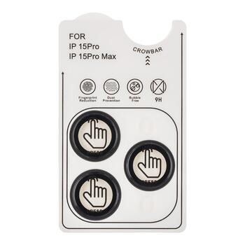 OBAL:ME Lens Protector Защита линз для Apple iPhone 15 Pro/15 Pro Max / титаново-чёрный (57983125788)