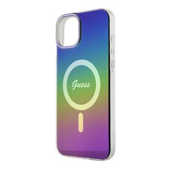 Guess GUHMP15SHITSK Hardcase IML Iridescent MagSafe Защитный чехол для iPhone 15 / 14 / 13 6.1