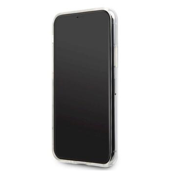 Guess GUHCN65SGTLGO Hardcase Glitter Triangle Aizsargapvalks priekš iPhone 11 Pro Max / zelta (GUHCN65SGTLGO)